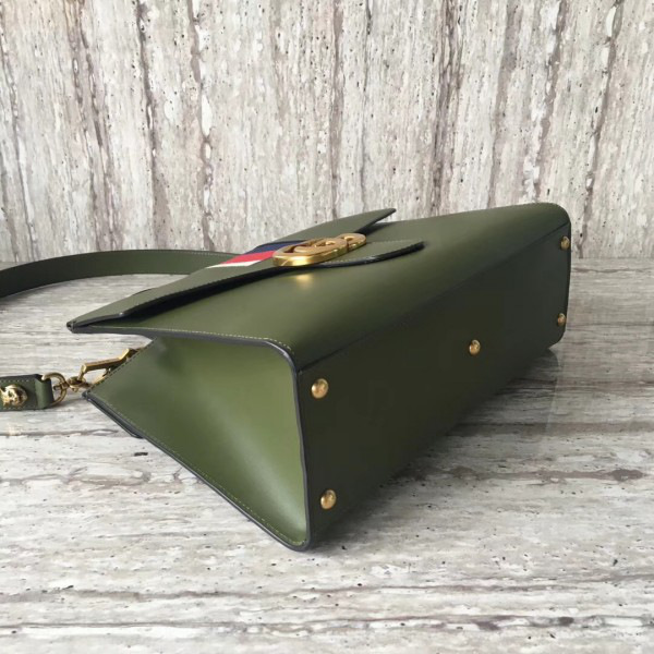 Gvc*1 marmont shoulder bag dark green 2637 36*24.5*13cm