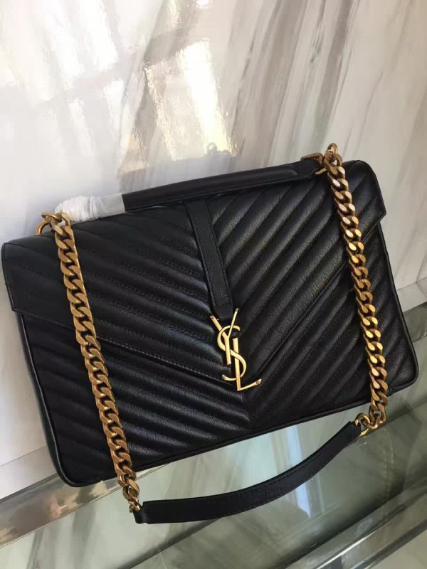 Y51 monogram college black gold 5104 32cm x 20cm x 8.5cm