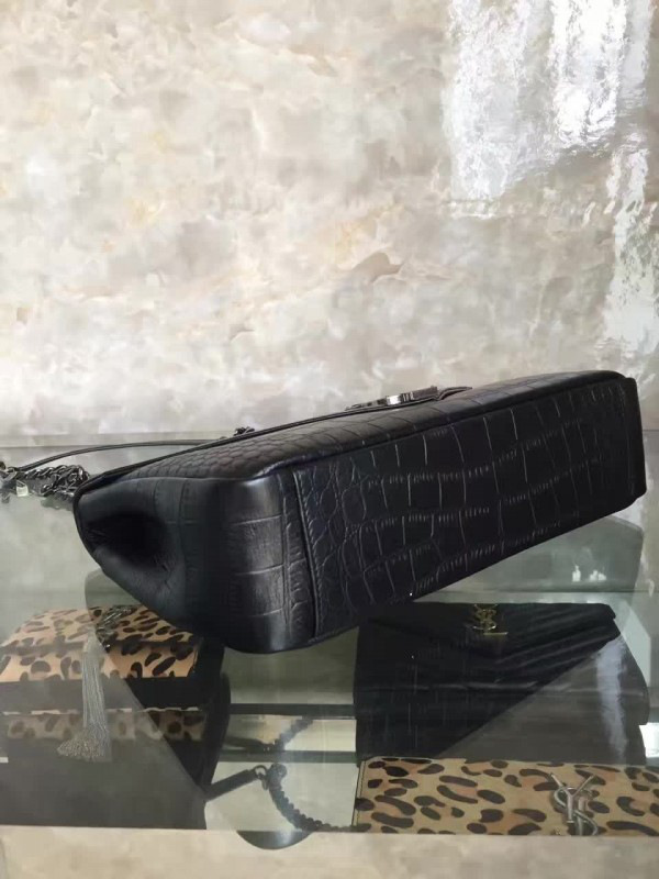 Y51 monogram college in embossed crocodile shiny leather 5106 32cm x 20cm x 8.5cm