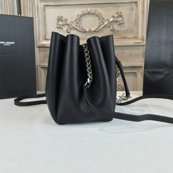 Y51 leather bucket bag 4815 10cm x 9cm x 14cm