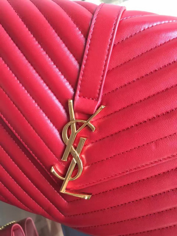 Y51 gold monogram college red 5087  31cm x 22cm x 7.5cm