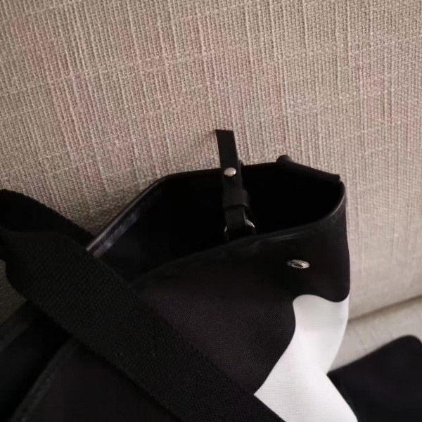 Ba1en*iaga navy cabas black 30cm x 23cm x 17cm