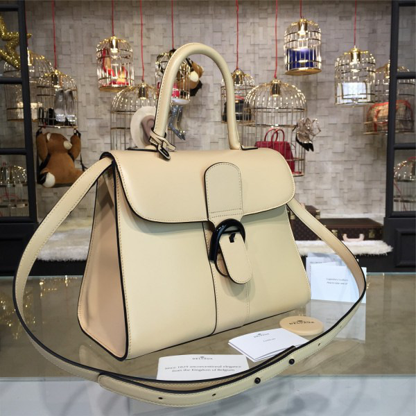 Delvaux mm brillant satchel apricot 1515 28cm x 14cm x 22.5cm