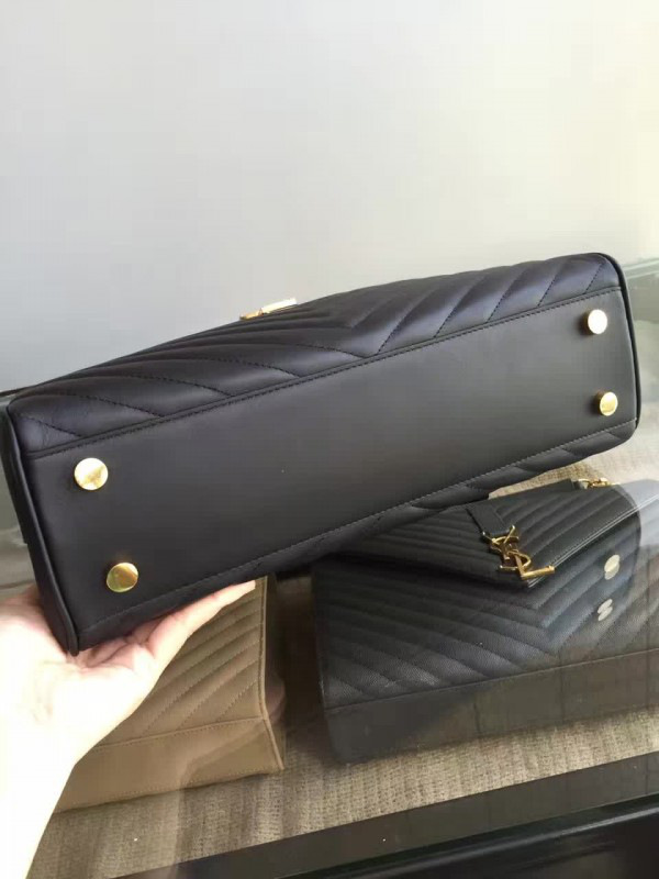 Y51 classic shopper gold black 5132 35cm x 26cm x 11.5cm