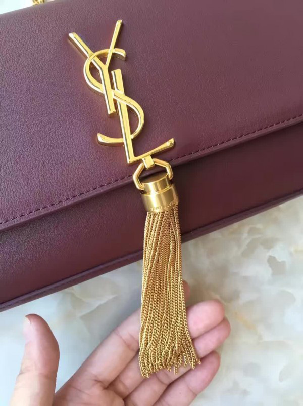 Y51 monogram kate with gold tassel 5058 24cm x 14cm x 4.5cm