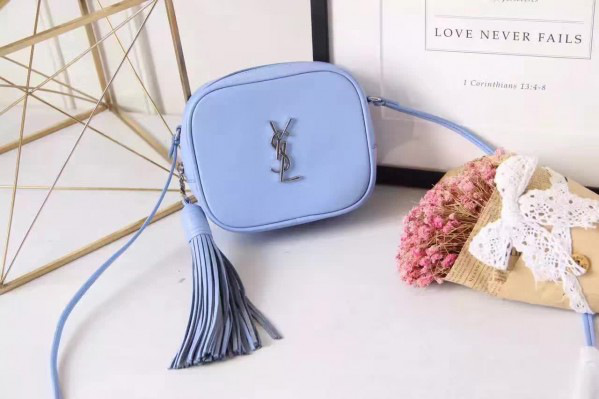 Y51 monogram blogger light blue 5120  14cm x 12cm x 5cm