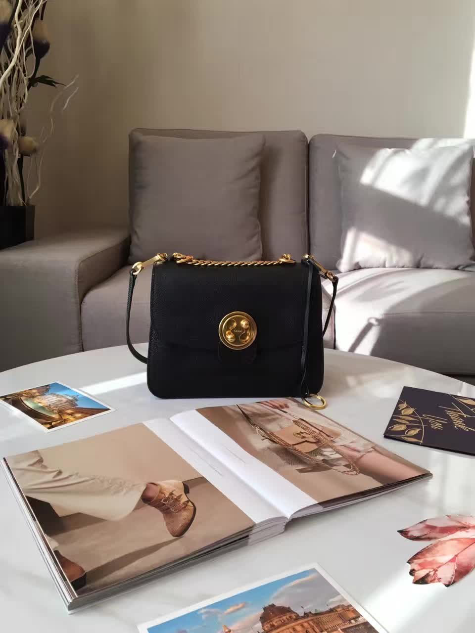 Chloe leather mily z1359 23.5cm x 18cm x 8.5cm