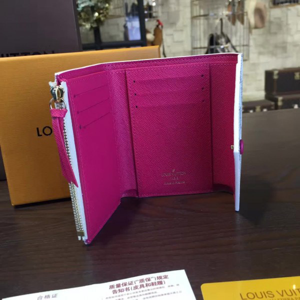 cohotbag l0vis Vvtt0n victorine wallet damier azur canvas 3197