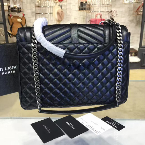 Y51 envelop satchel large black 5128 36cm x 26cm x 13cm