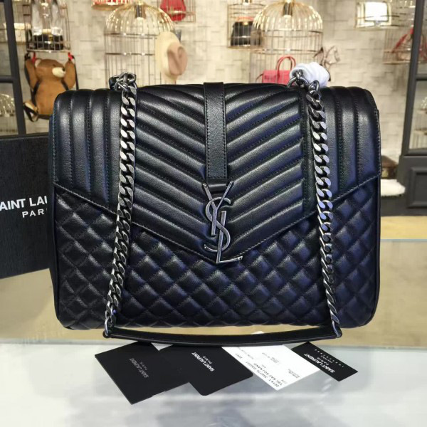 Y51 envelop satchel large black 5128 36cm x 26cm x 13cm