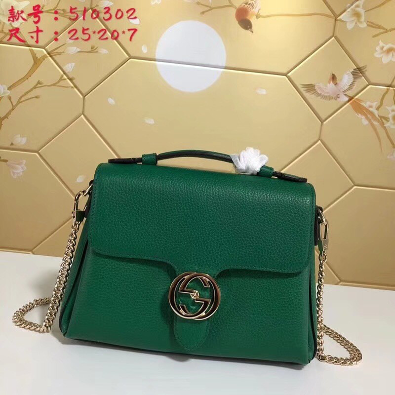 Gvc*1 gg flap shoulder bag on chain green cohotbag 5103032