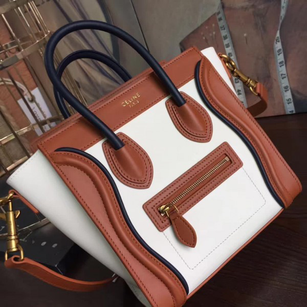 Ce1i*e leather nano luggage z995 20cm x 9cm x 20cm