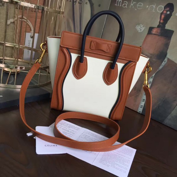 Ce1i*e leather nano luggage z995 20cm x 9cm x 20cm