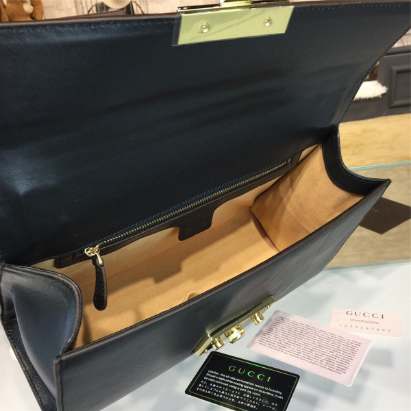 Gvc*1 gg leather padlock cohotbag 2171