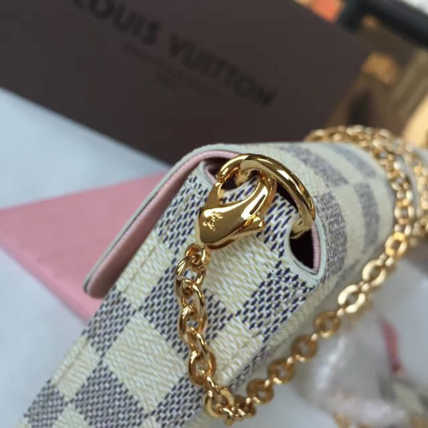 l0vis Vvtt0n pochette felicie damier azur canvas 3704 21cm