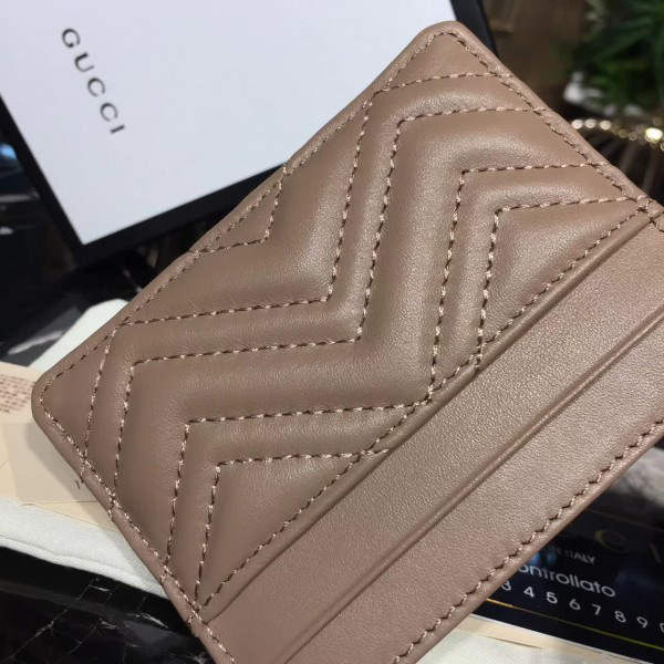 Gvc*1 gg leather card holder 03 10cmx7.5cm