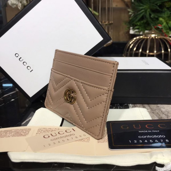 Gvc*1 gg leather card holder 03 10cmx7.5cm