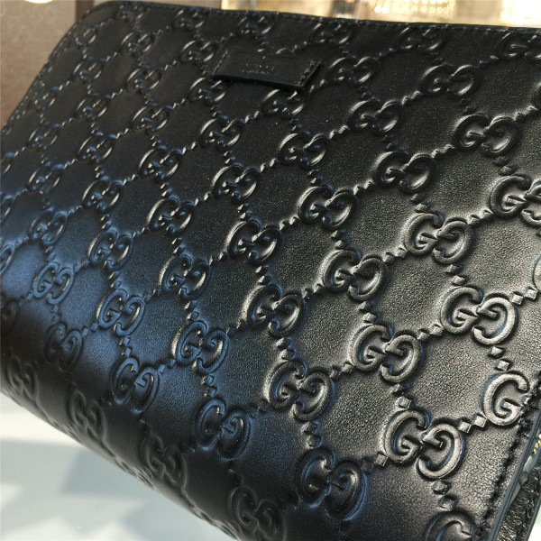 Gvc*1 gg leather clutch bag z013 24cm x 16.5cm x 17cm