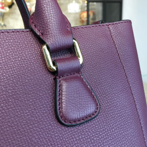 Bv*b*rry dark purple shoulder bag 29.5cm x 14cm x 20.5cm