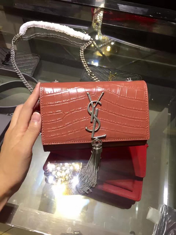 Y51 monogram kate bag with leather tassel  5034 17cm x 11cm x 14cm