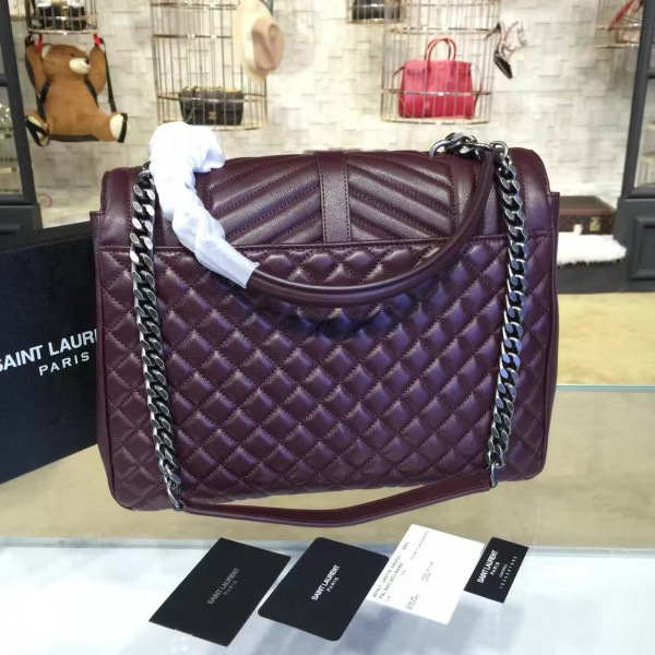Y51 envelop satchel large wine red 5129 36cm x 26cm x 13cm