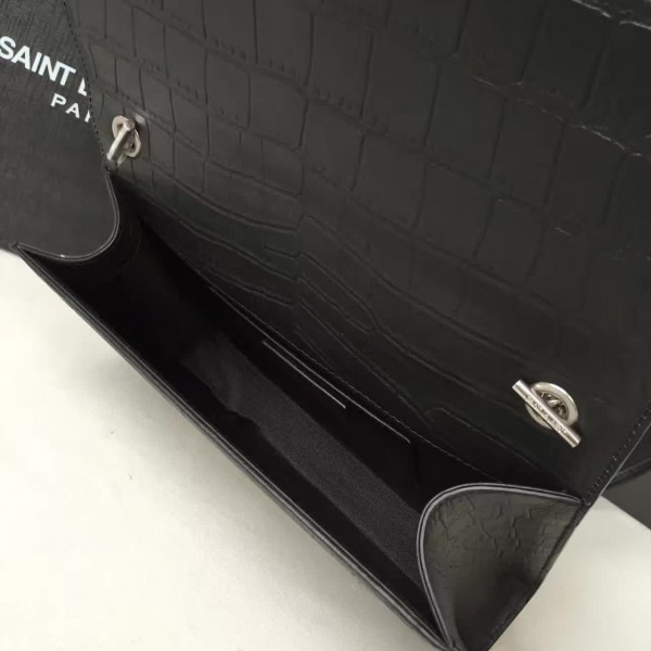 Y51 monogram kate crocodile embossed shiny leather cohotbag 4752