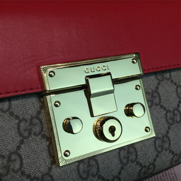 Gvc*1 gg leather padlock cohotbag 2168