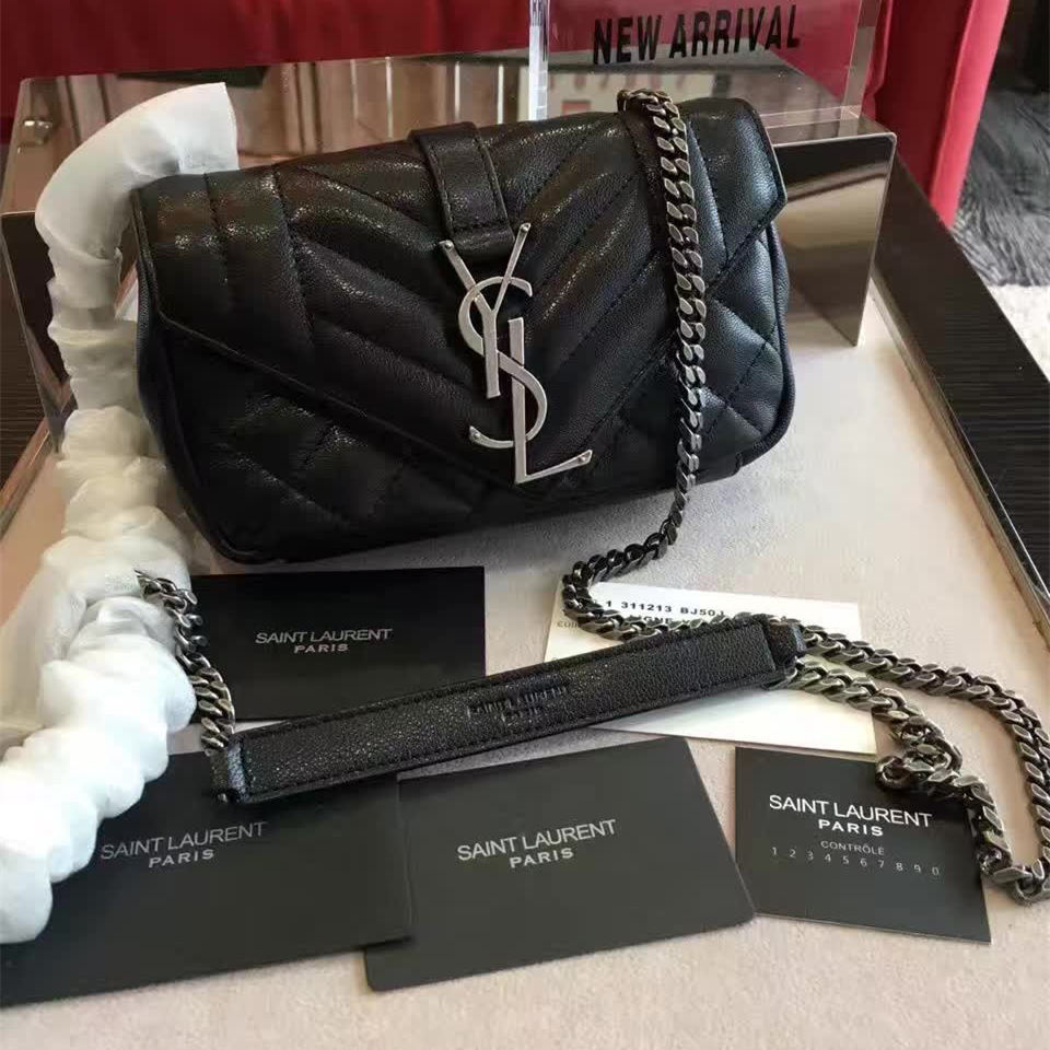 Y51 envelop satchel black 5124 18cm x 12cm x 4cm