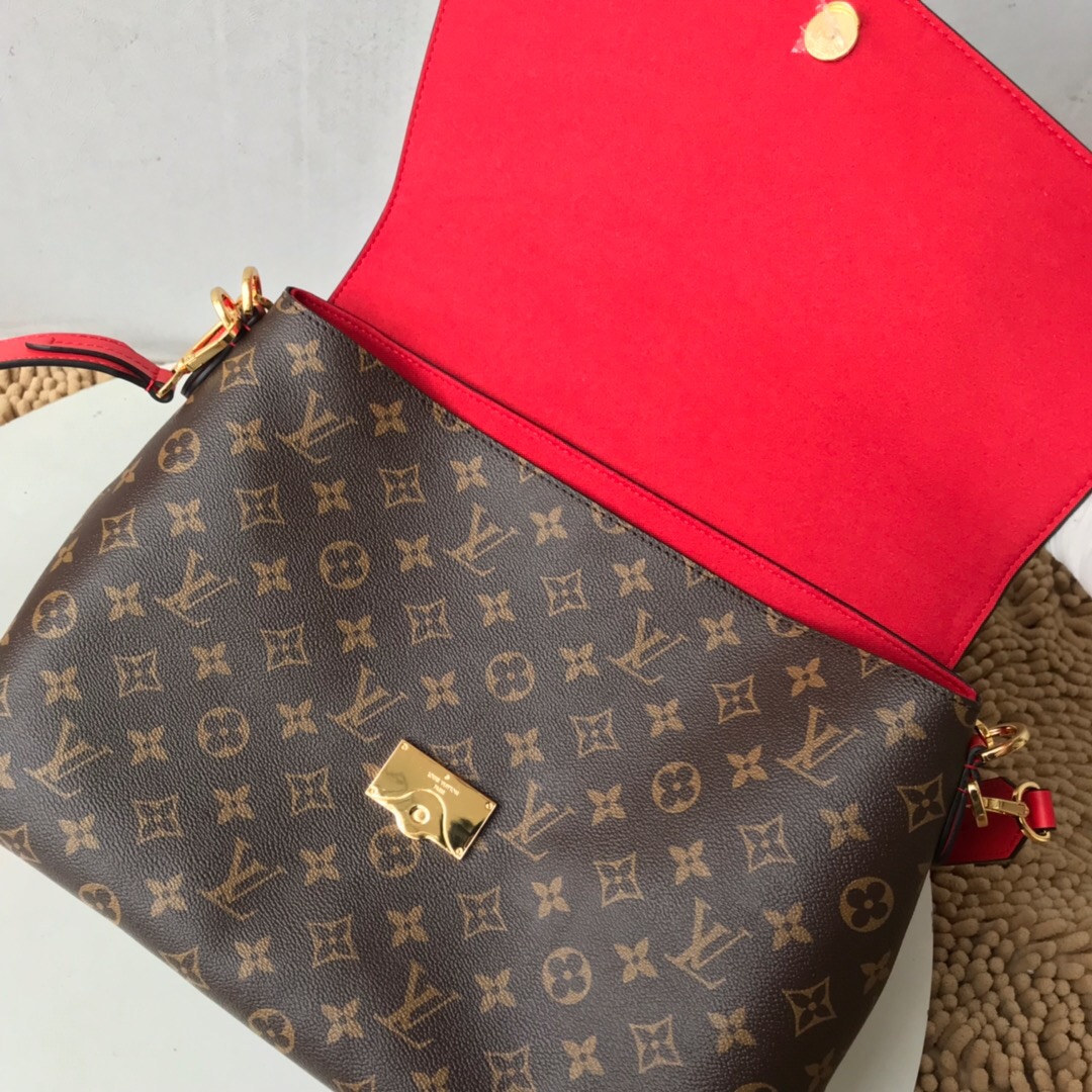 LV new medium handbag m43953 red 35.0 x 24.0 x 15.0 cm