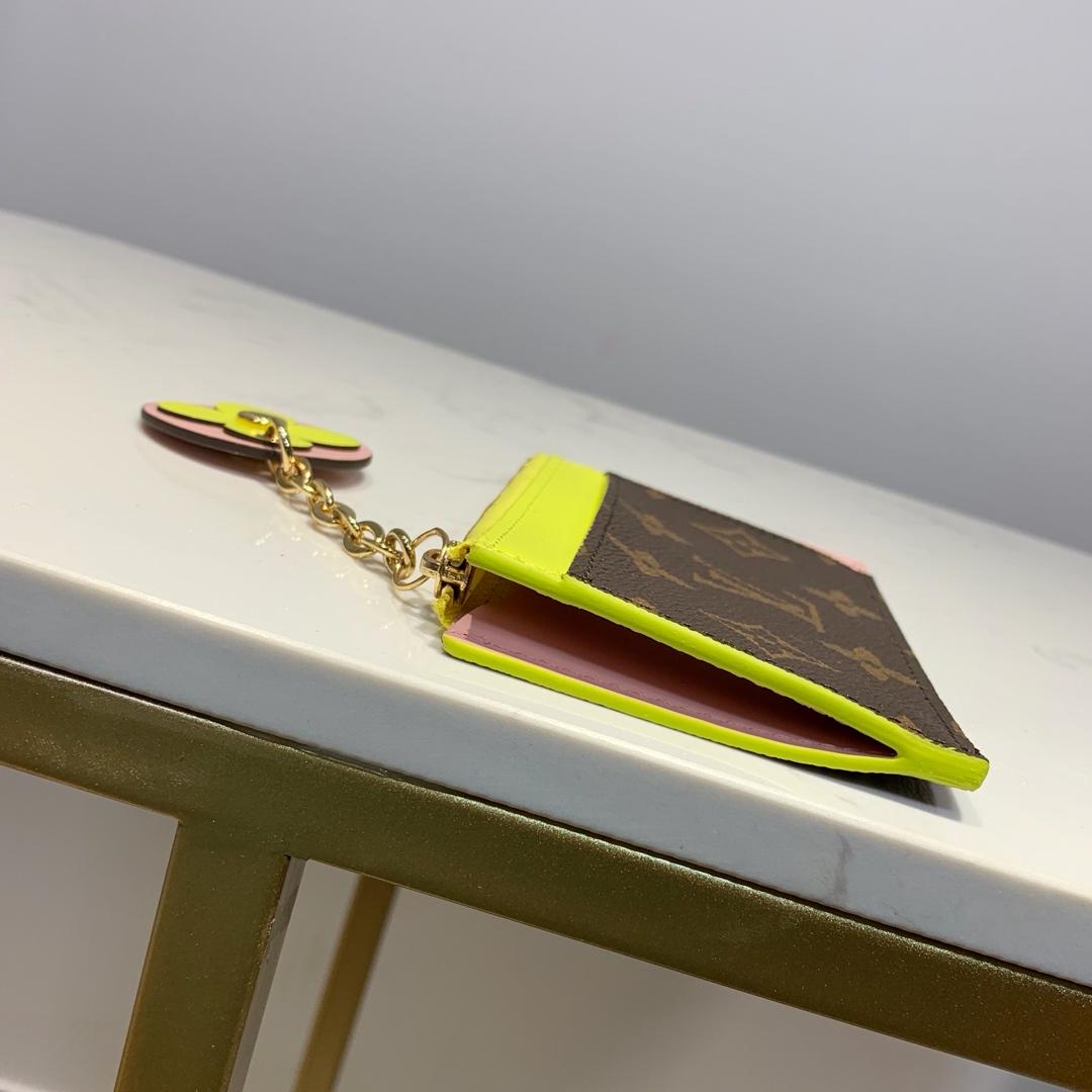 Lv zipper clip monogram canvas 02 13.0x 7.5x 0.4 cm