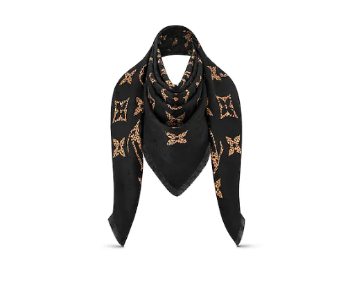 Lv monogram giant jungle shawl m75882