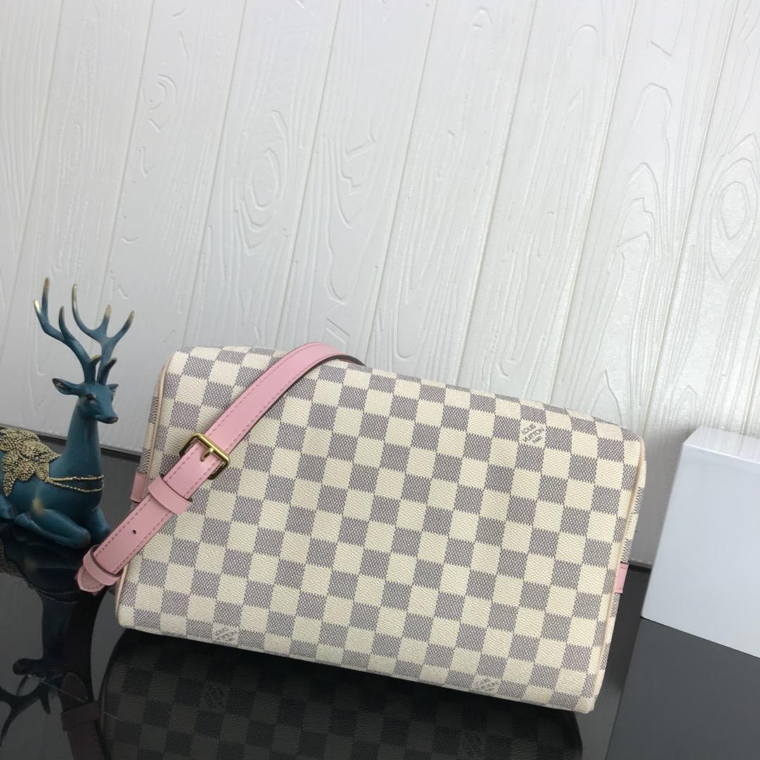 l0vis Vvtt0n speedy bandoulière 30 damier azur canvas 3699_30*21*17