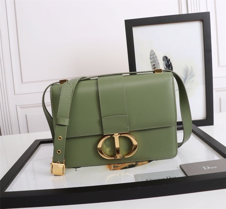 D10r lady D10r montaigne smooth cowhide green 24 x 17 x 8 cm