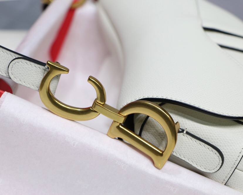 D10r saddle bag latte grained calfskin m0446cbaa 25.5 x 20 x 6.5 cm