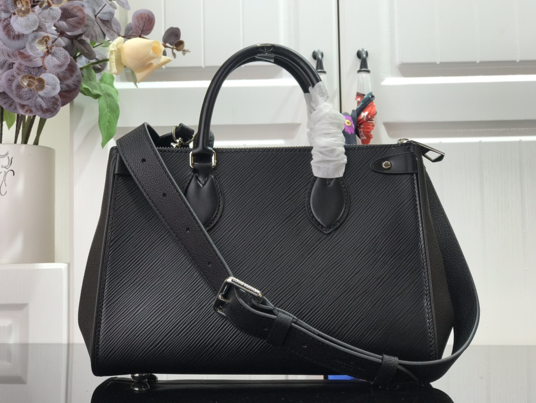 l0vis Vvtt0n grenelle tote pm black m57680 27 x 19 x 11.5 cm