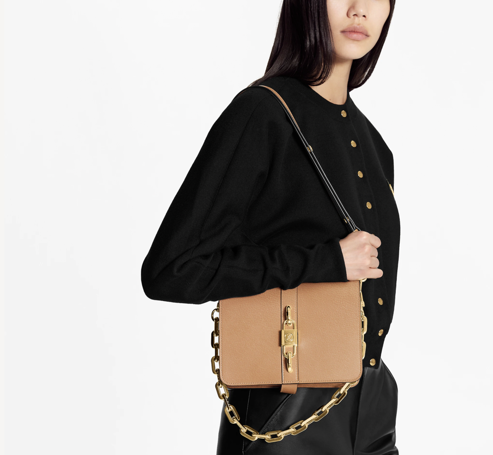 l0vis Vvtt0n rendez-vous calfskin camel m57745  17.0 x 22.0 x 7.0 cm