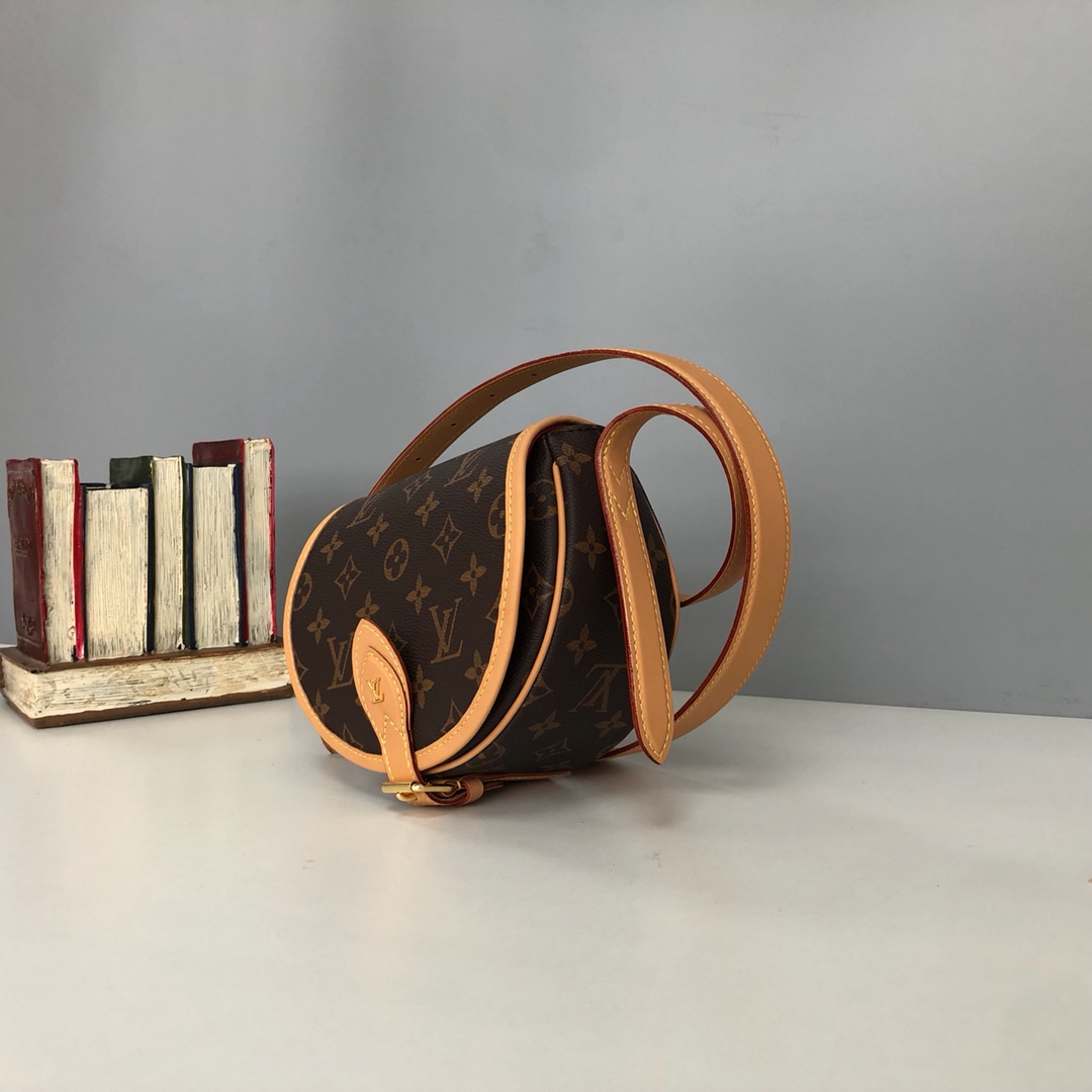 l0vis Vvtt0n tambourin monogram canvas m44860 19 x 9 x 16 cm