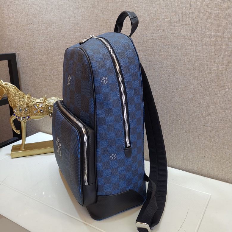 l0vis Vvtt0n campus backpack damier graphite canvas in navy n50008 30 x 39 x 13 cm