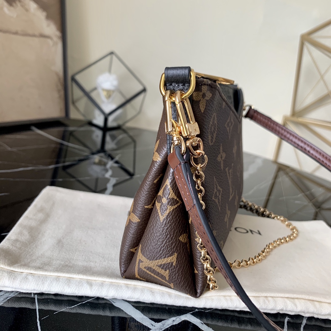 l0vis Vvtt0n pallas clutch chain shoulder bag black m41638 23 x 13 x 5 cm