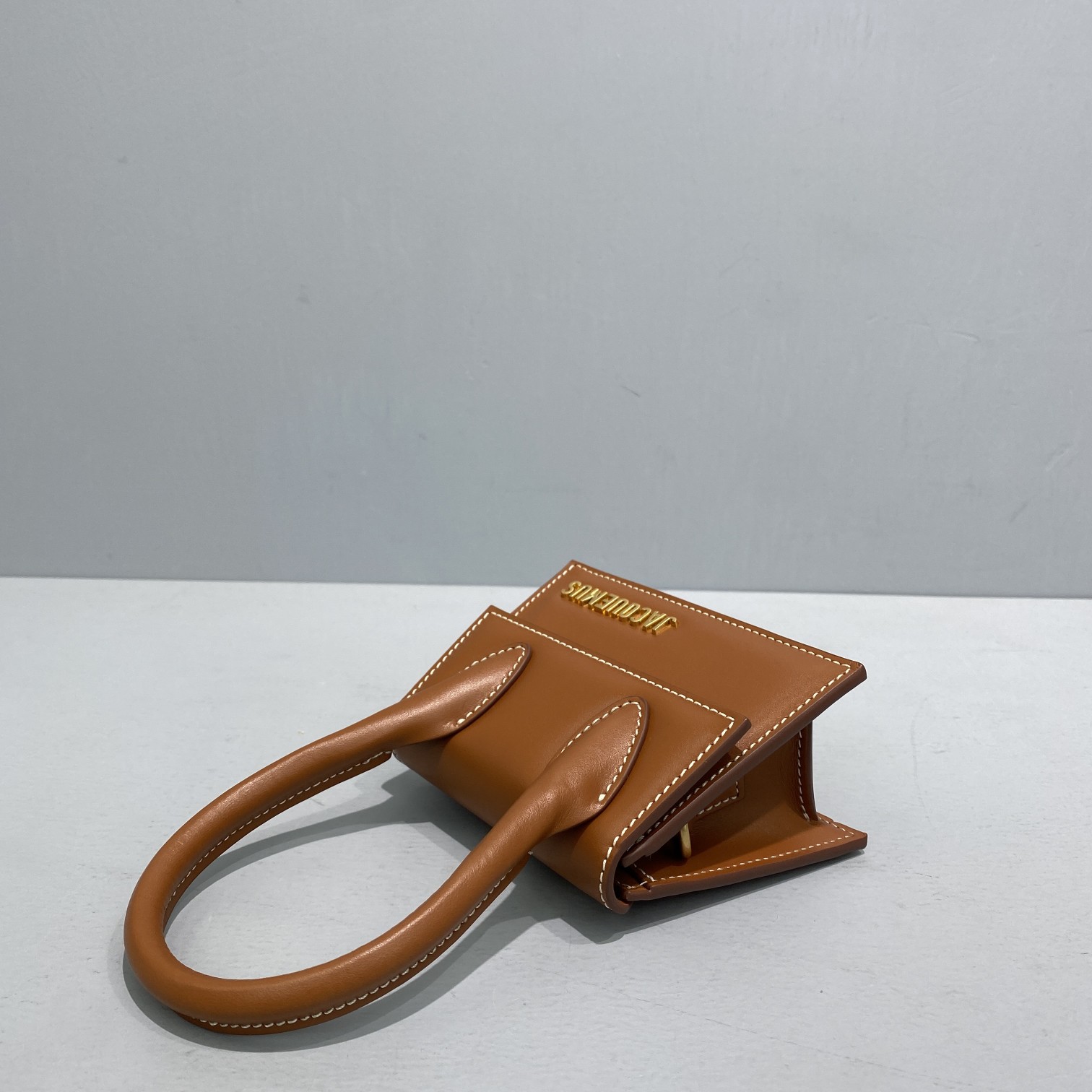 JACQUEMUS LE CHIQUITO Mini Leather Bag Dark Brown 213BA01 12 x 8 x 5 cm