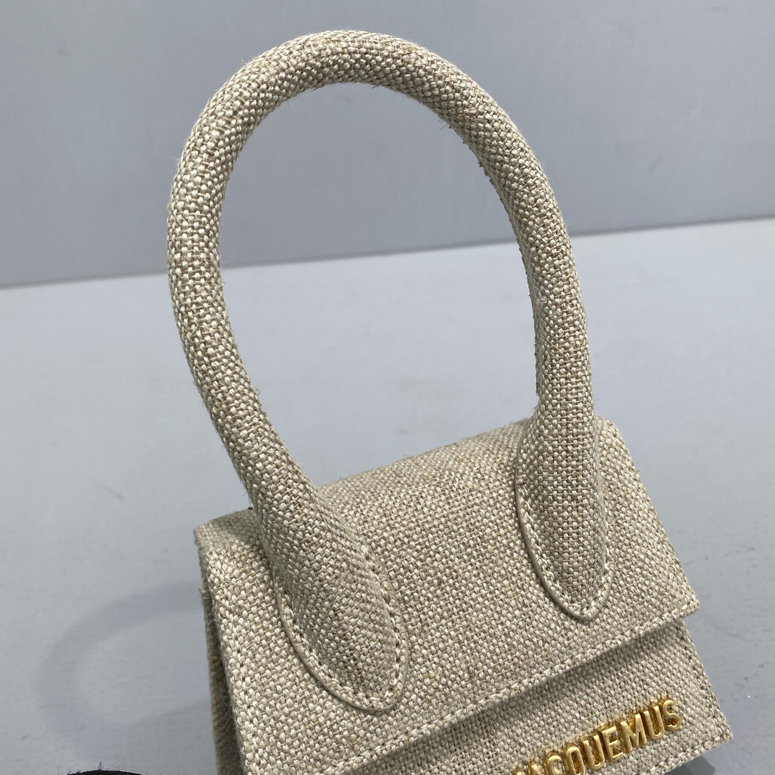 JACQUEMUS LE CHIQUITO Mini Canvas Micro Bag 213BA01 12 x 8 x 5 cm