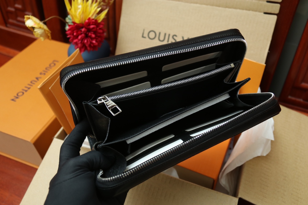 l0vis Vvtt0n zippy xl wallet damier graphite canvas brown n41503 23 x 15 x 4 cm