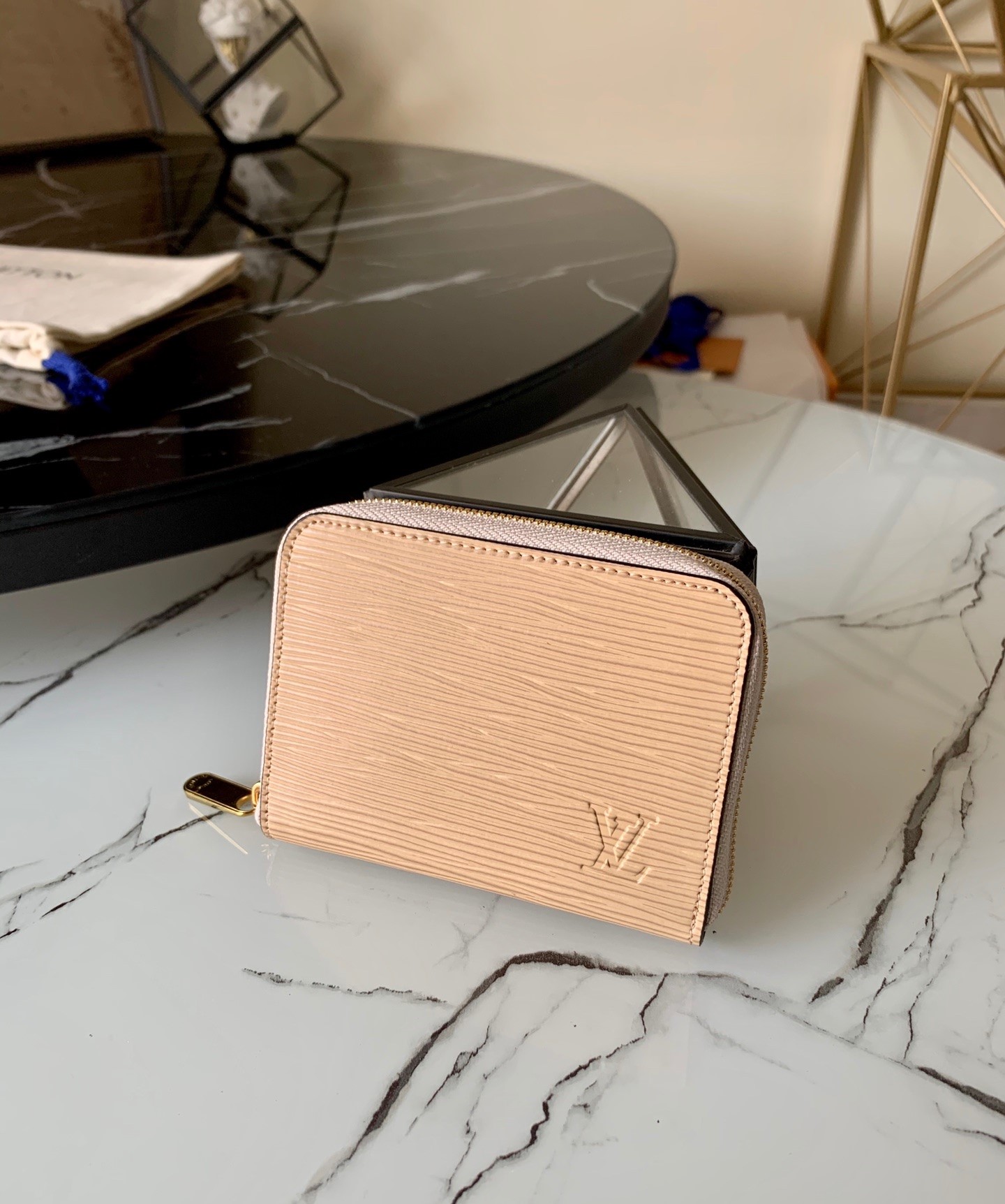 l0vis Vvtt0n zippy coin purse epi leather galet m68759 11 x 8.5 x 2 cm