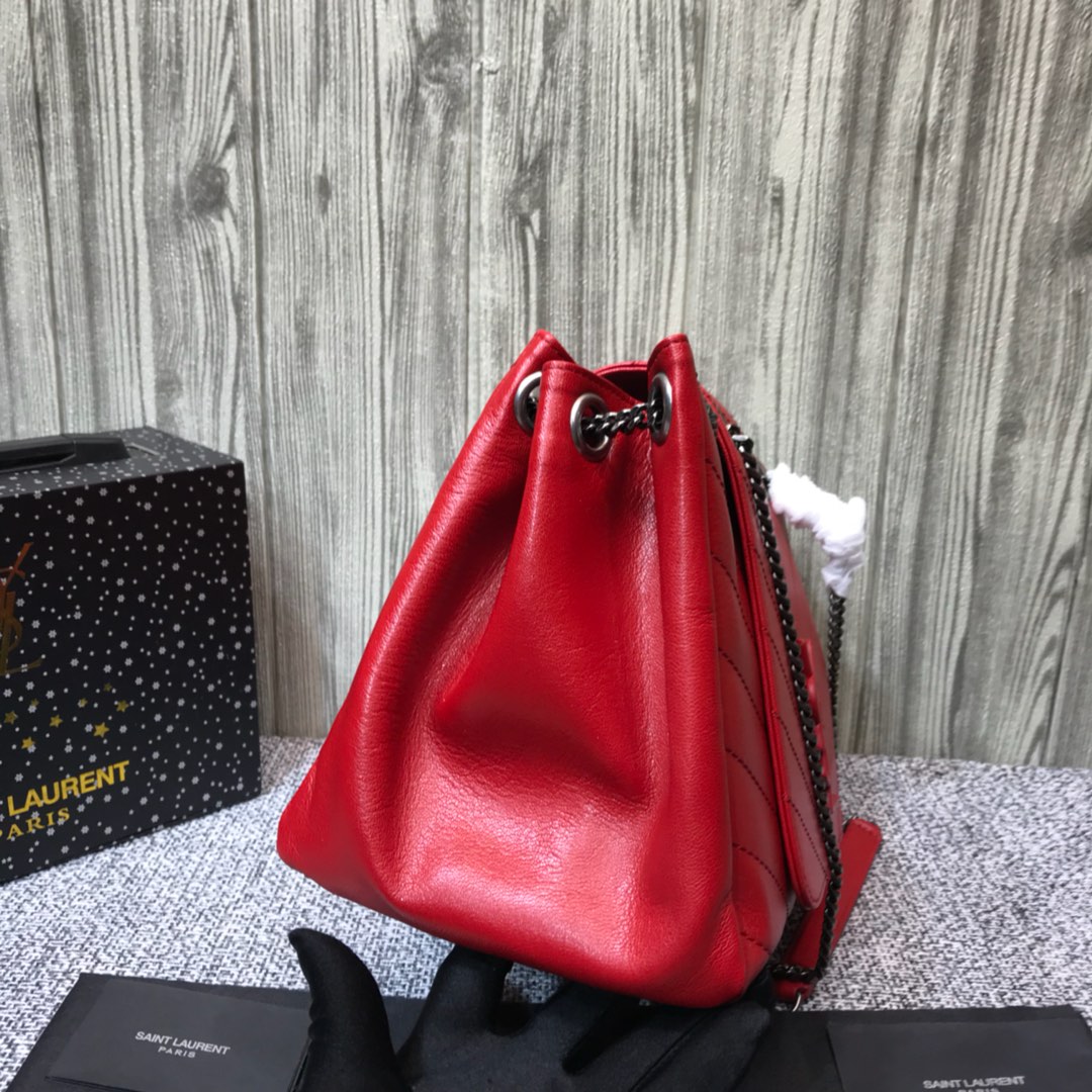 Y51 nolita medium bag in vintage leather fuchsia 58929903 31 x 21 x 16.5 cm