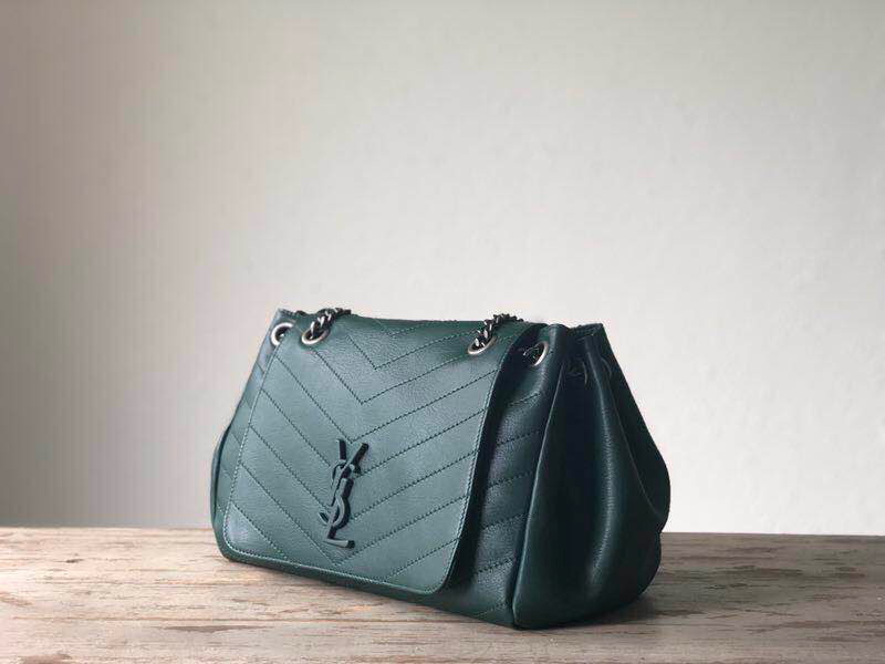 Y51 nolita medium bag in vintage leather green 58929903 31 x 21 x 16.5 cm