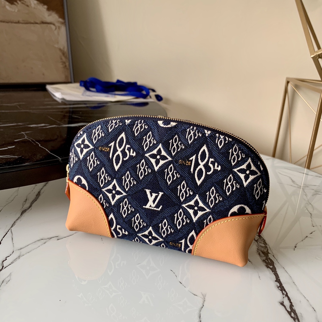 l0vis Vvtt0n since 1854 pochette cosmetique blue m80307 19 x 12 x 6 cm