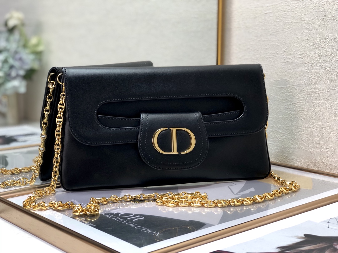 D10r medium double bag black 28 x 16.5 x 3 cm