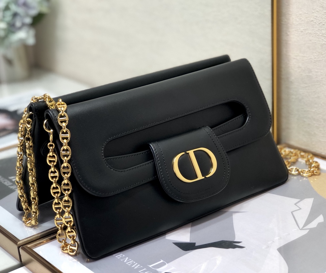 D10r medium double bag black 28 x 16.5 x 3 cm