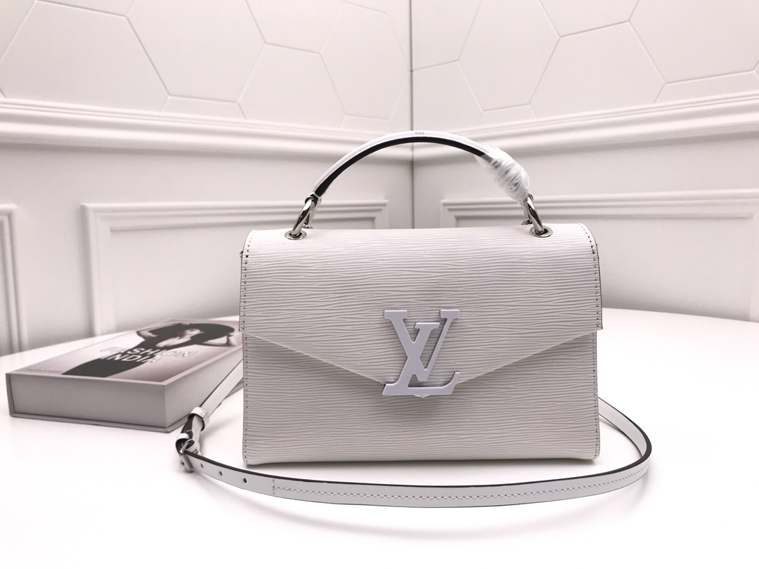 l0vis Vvtt0n pochette grenelle white m55978 23.5 x 16.0 x 8.0 cm