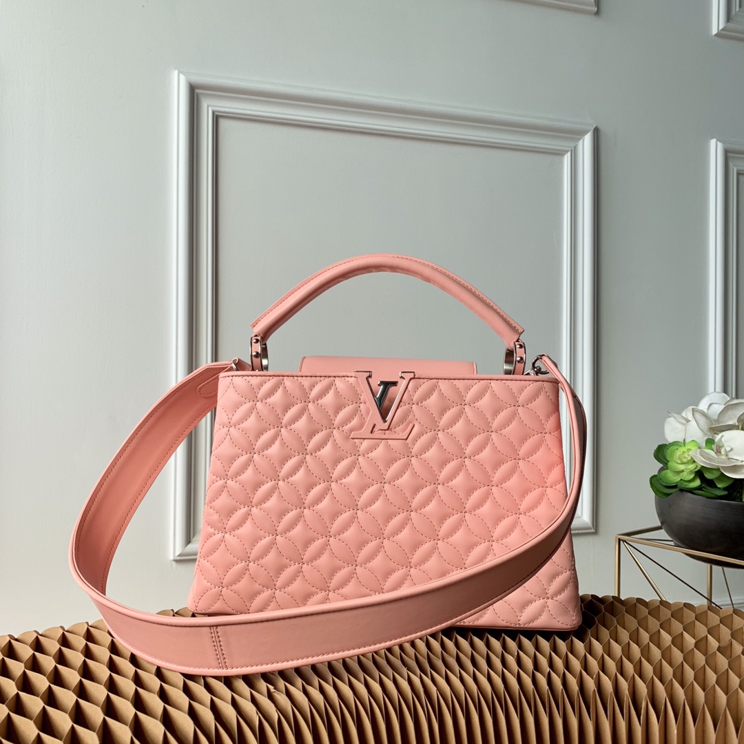 l0vis Vvtt0n capucines mm monogram flower pink m55366 31 x 20 x 11 cm